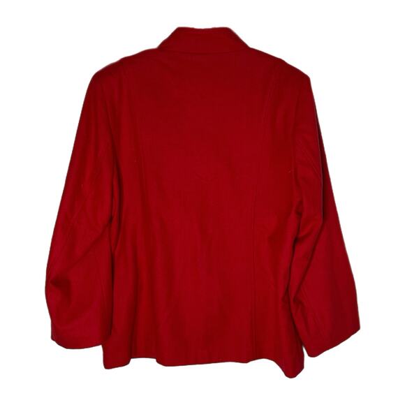 White Stag Women’s Red Wool Blend Jacket, Large, Pre-owned - Picture 2 of 6